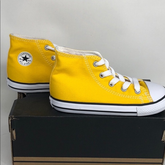 lemon high top converse